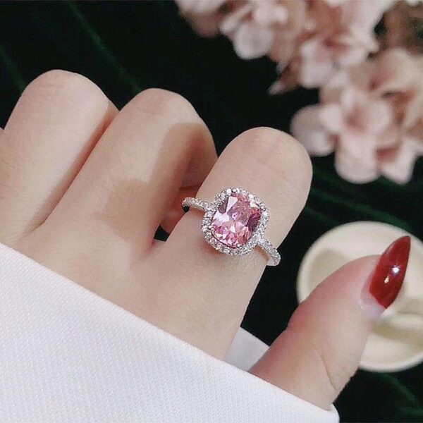 Rings For Women Bridal Wedding Anelli Trendy Jewelry Engagement Ring White Gold Color Anillos - Image 3