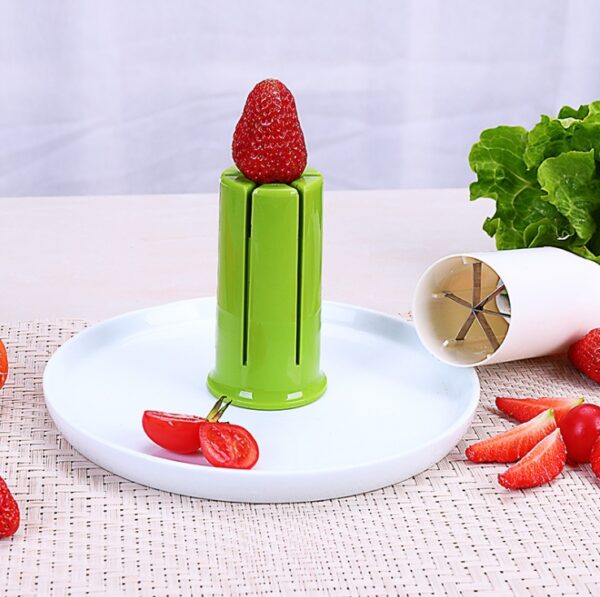 Creative Vegetable Cutters Fruit Kitchen Cucumber Carrot Divider Strawberry Slicer Splitter Kitchen Gadget Accessories - Image 2