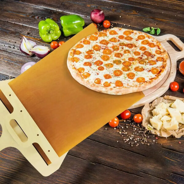 Kitchen Gadgets Sliding Pizza Shovel Non Stick Pizza Smooth Cutting Board Storage Transfer Board Kitchen Baking Tool - Image 2