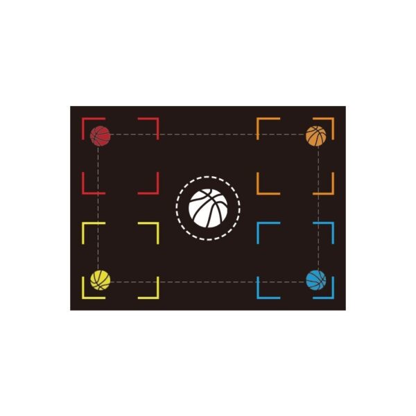 Basketball Training Mat Indoor Step Positioning Step Point Control Ball Step Mat Indoor Ball Control Training Dribbling Drill Thickening - Image 7